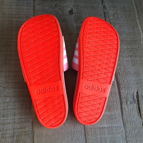 NEW Adidas Adilette Comfort Slides PINK - Picture 6 of 6
